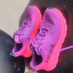 Hoka Fuschia And Purple Size 7 B Used